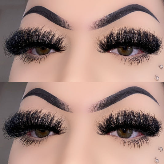 Volume Mink 25MM False Eyelashes European And American Lengthen And Thicken Thick