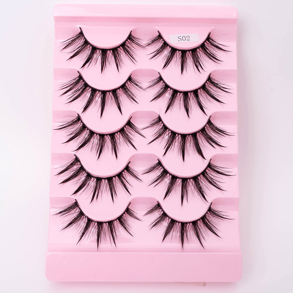 Natural 3D Dramatic Fairy Clusters Manga Lashes Fake Eyelashes