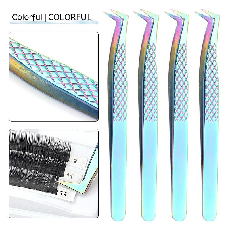 Grafting Eyelash Special Tweezers High Precision Fish Pattern Olecranon Tweezers Stainless Steel Eyelash Tweezers